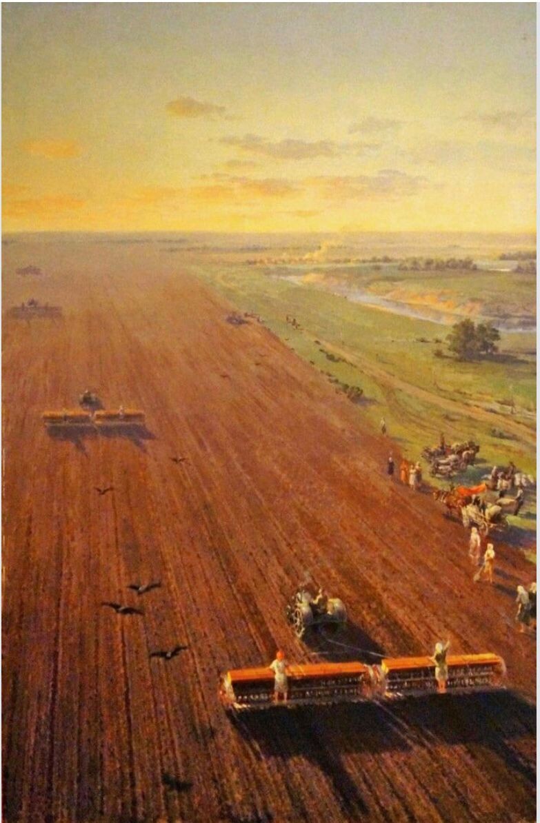Михаил Кельчевский. «Первая колхозная весна». 1957