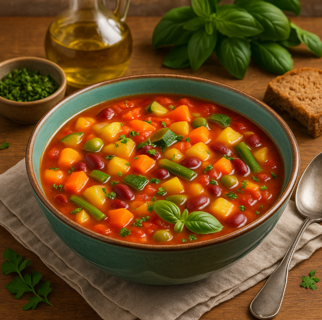 Минестроне без макарон полное вегетарианство рецепты от Дарики