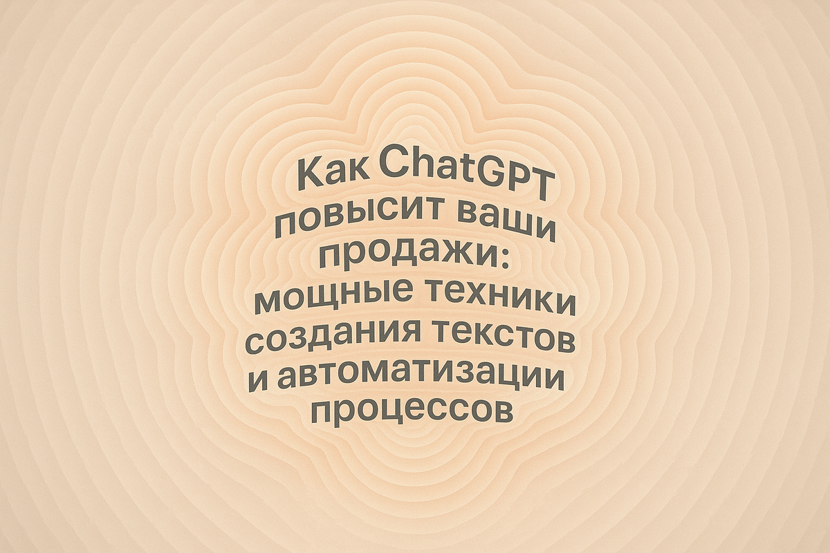    Как использовать ChatGPT для продажи, создания текстов и автоматизации процессов Цезариум
