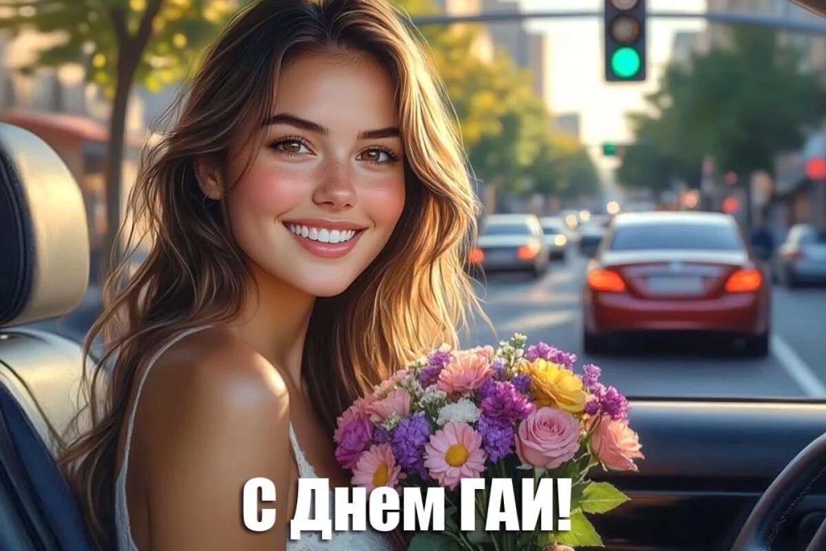    Яркие открытки на день ГАИ.