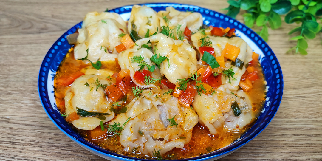 Стала часто готовить пельмени по-узбекски — очень вкусно и необычно!