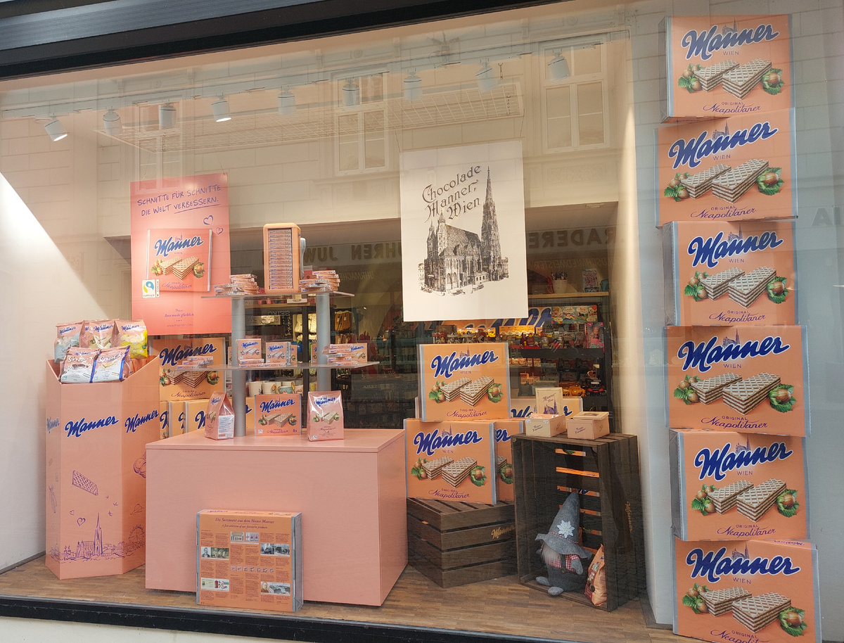 Фирменный магазин компании "Маннер", Австрия 