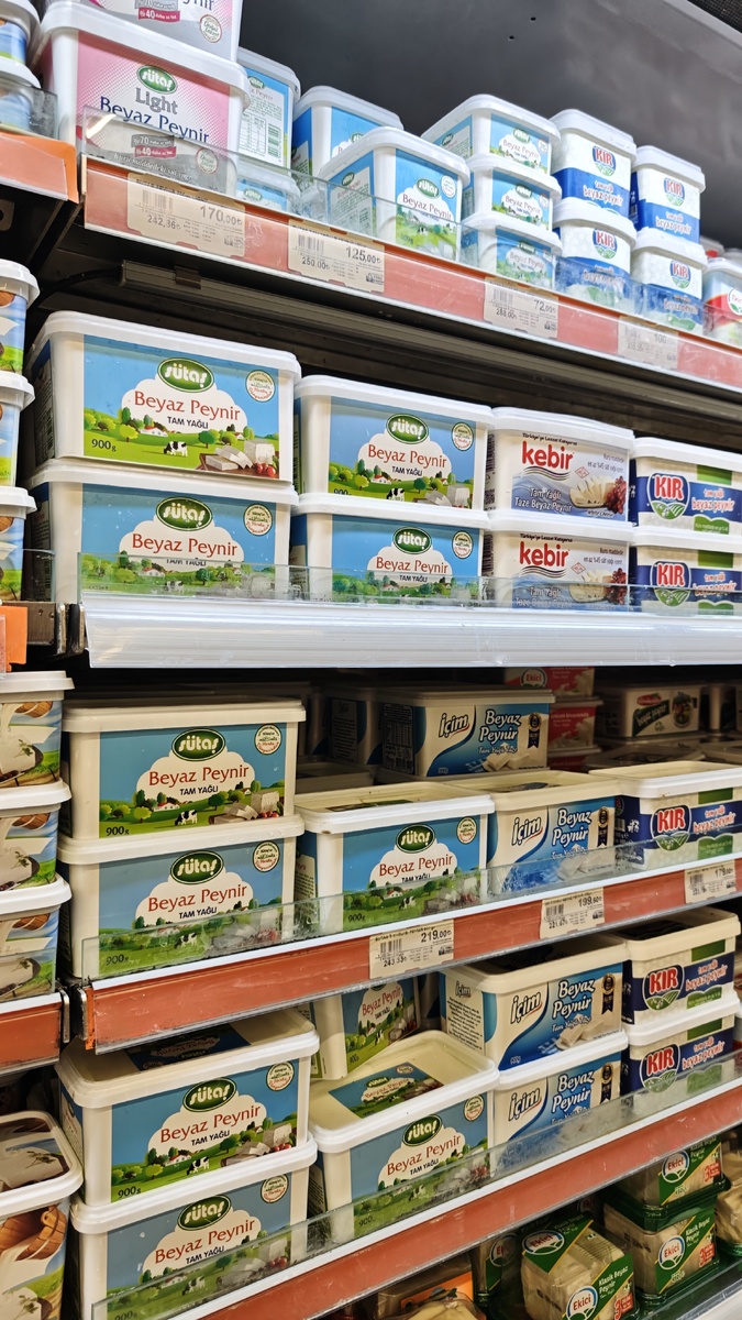 Самый популярный - белый сыр