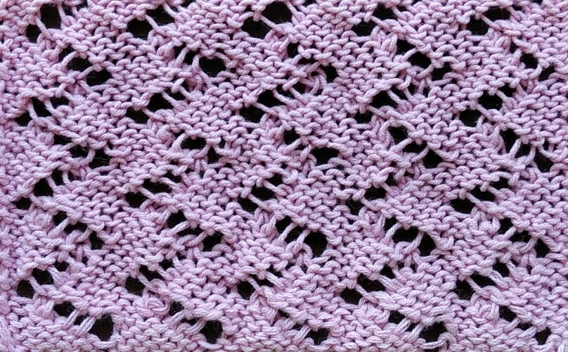 Изнаночная сторона узора