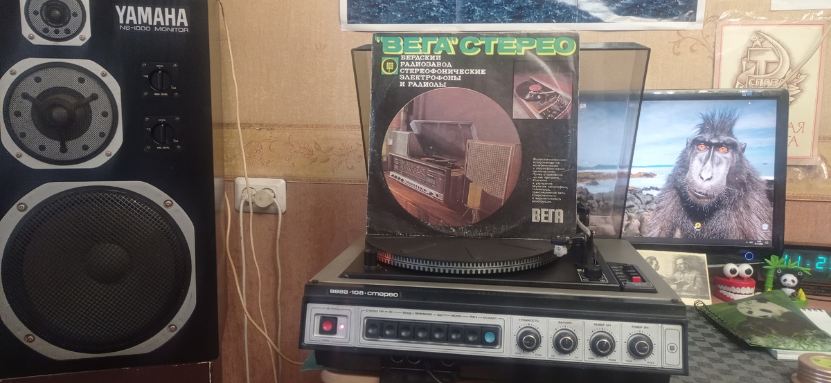 довольно таки редкая модель с белым оформлением мне когда то попалась Вега 108