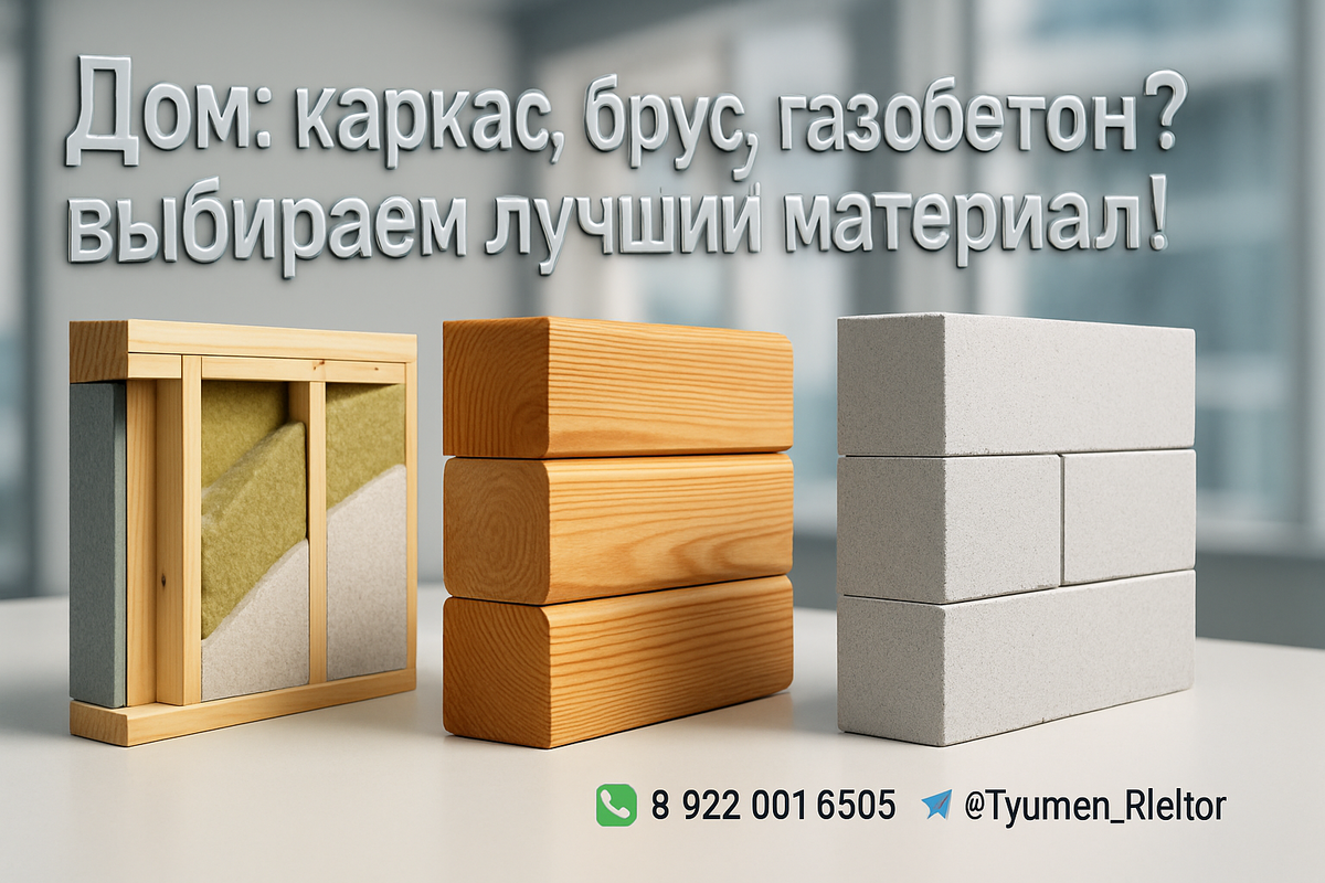    Дом: каркас, брус, газобетон? выбираем лучший материал! Святослав Шакин