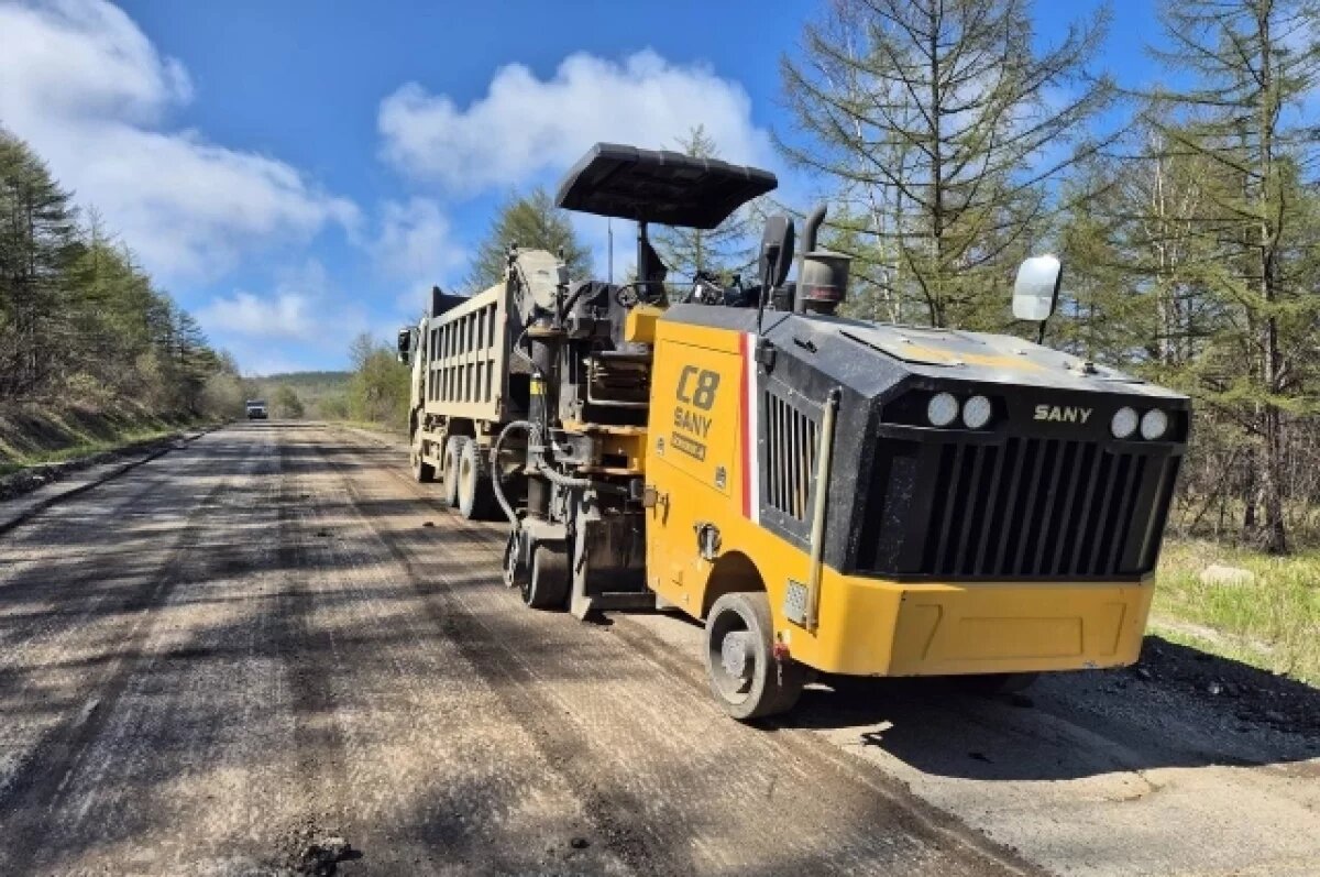    В Хабаровском крае по нацпроекту обновляют свыше 100 км трасс