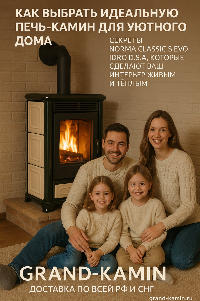    Как выбрать идеальную печь-камин для уютного дома: секреты Norma Classic S Evo Idro D.S.A, которые сделают ваш интерьер живым и теплым Kamin