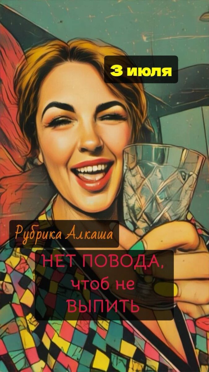 3 ИЮЛЯ. Рубрика Алкаша: Нет повода, чтоб не выпить