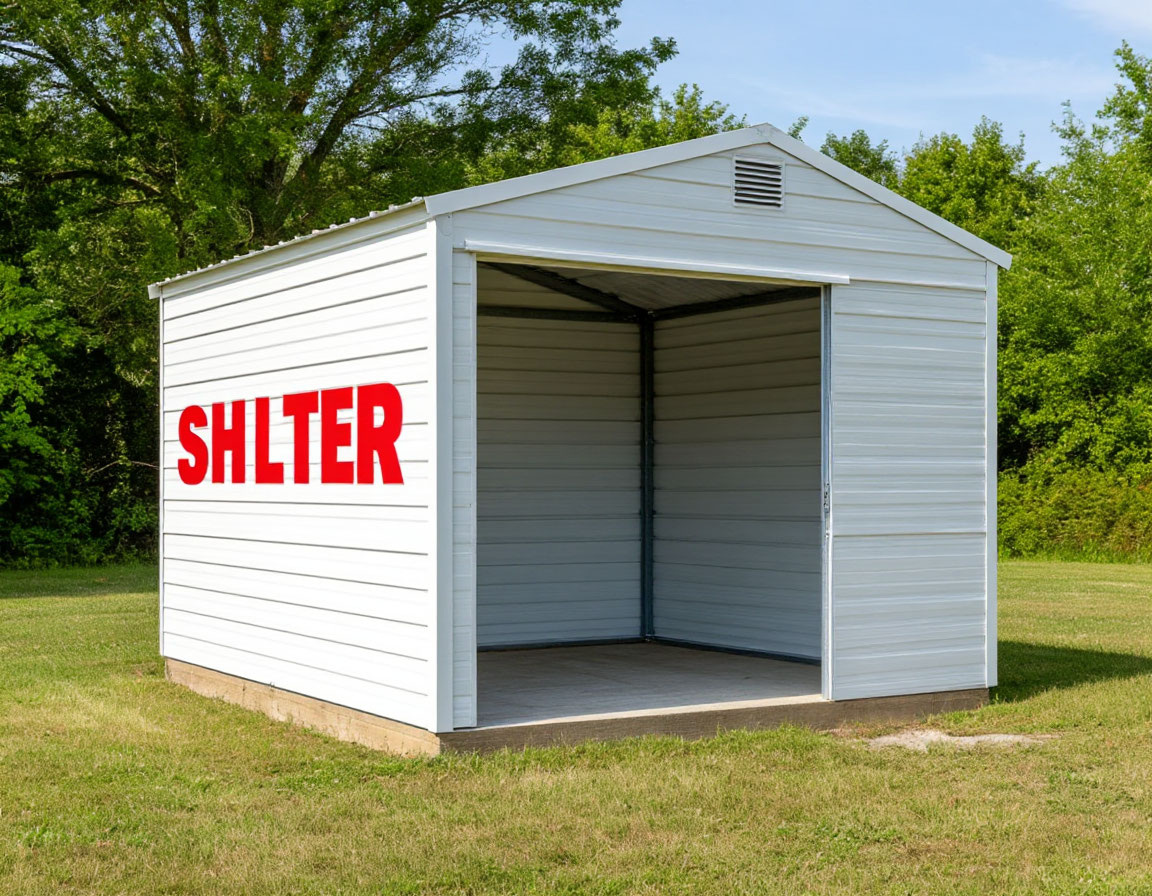 Так выглядит модульное укрытие по версии ИИ. А теперь покажу, что оно из себя представляет на самом деле...