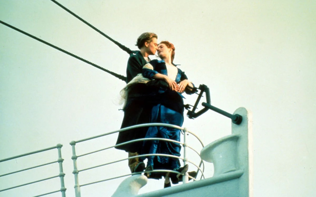 Кадр из фильма "Титаник"