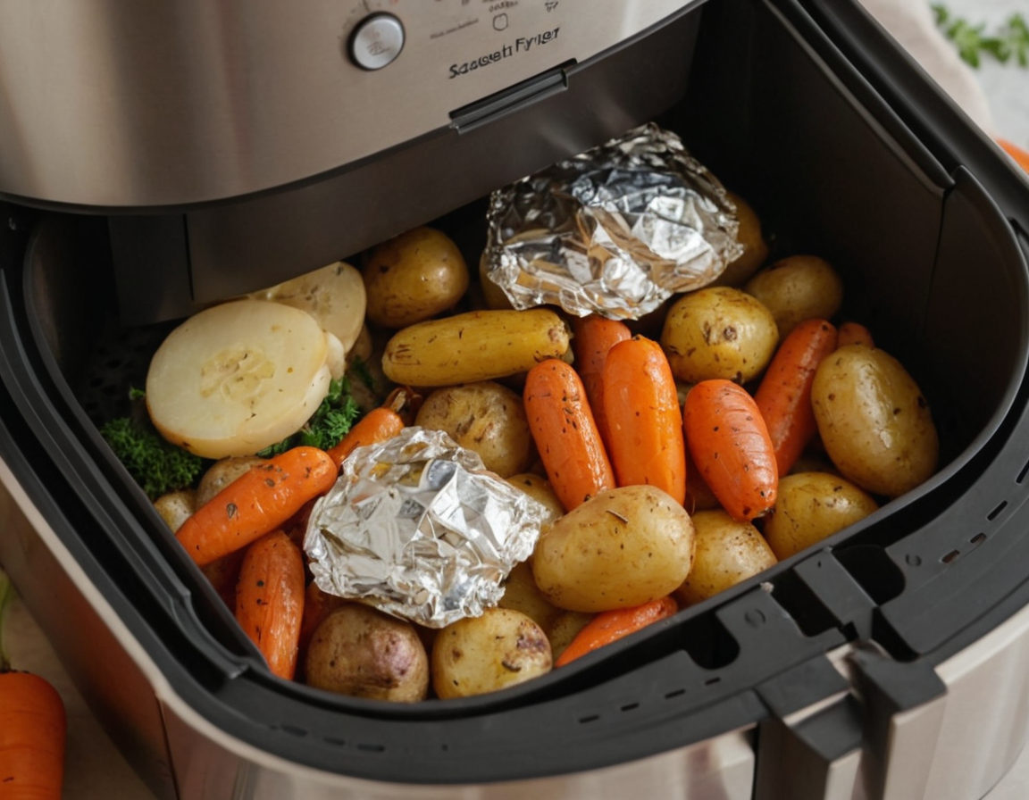 Фольга в аэрогриле