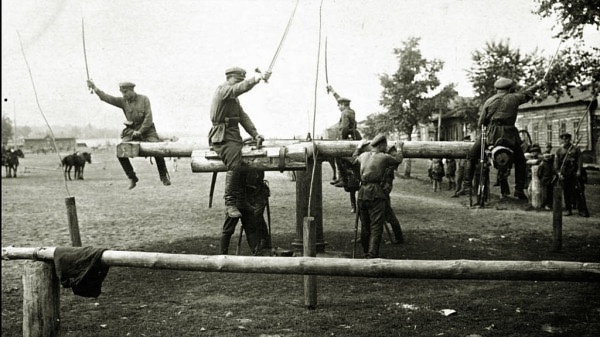 Школа кавалеристов в Барнауле, 1930 г.