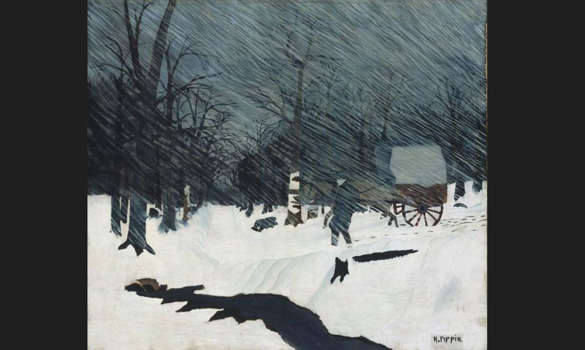 Хорас Пиппин. "Сельский доктор (ночной вызов)", 1935.