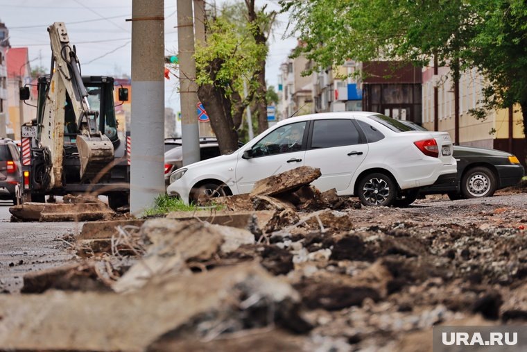    В центре Заводоуковска началась масштабная реконструкция (архивное фото)