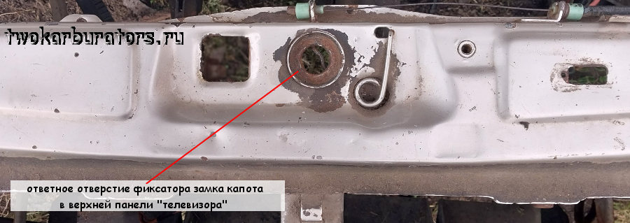 Фиксатор замка капота