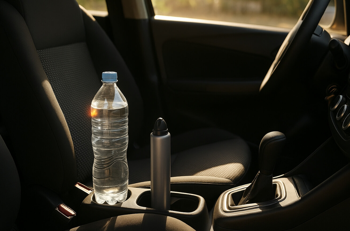    Некоторые, на первый взгляд безопасные предметы, на жаре начинает представлять опасность