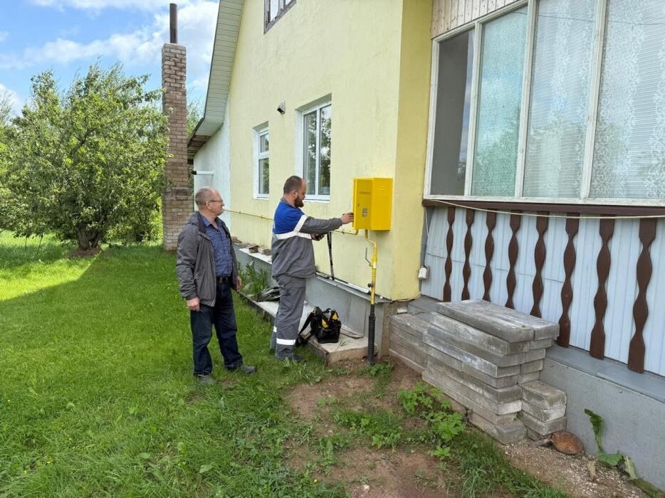 Газопровод ввели в эксплуатацию в псковской деревне Подбережье
Фото: пресс-служба «Газпром газораспределение Псков»