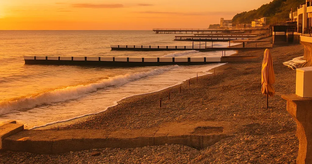 Анапа утонула в мазуте, но я всё равно на пляже