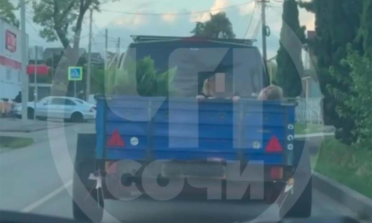    Скриншот видео t.me/chp_sochi