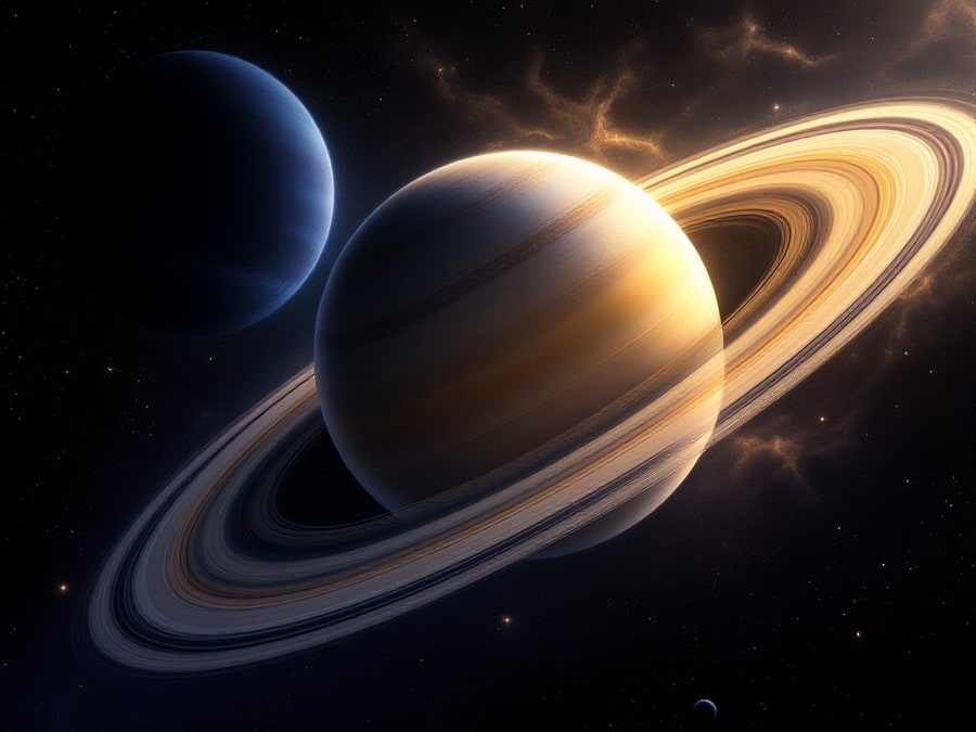 Сатурн и Нептун