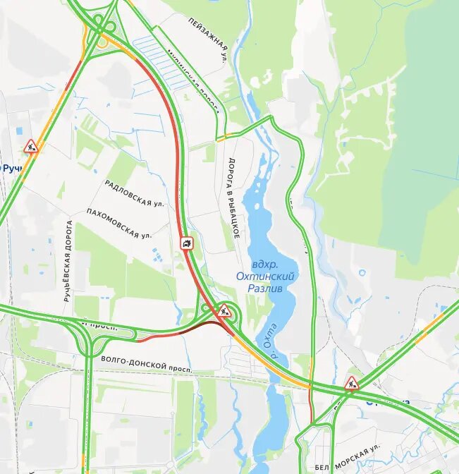    Фото: скриншот сервиса «Яндекс.Пробки»