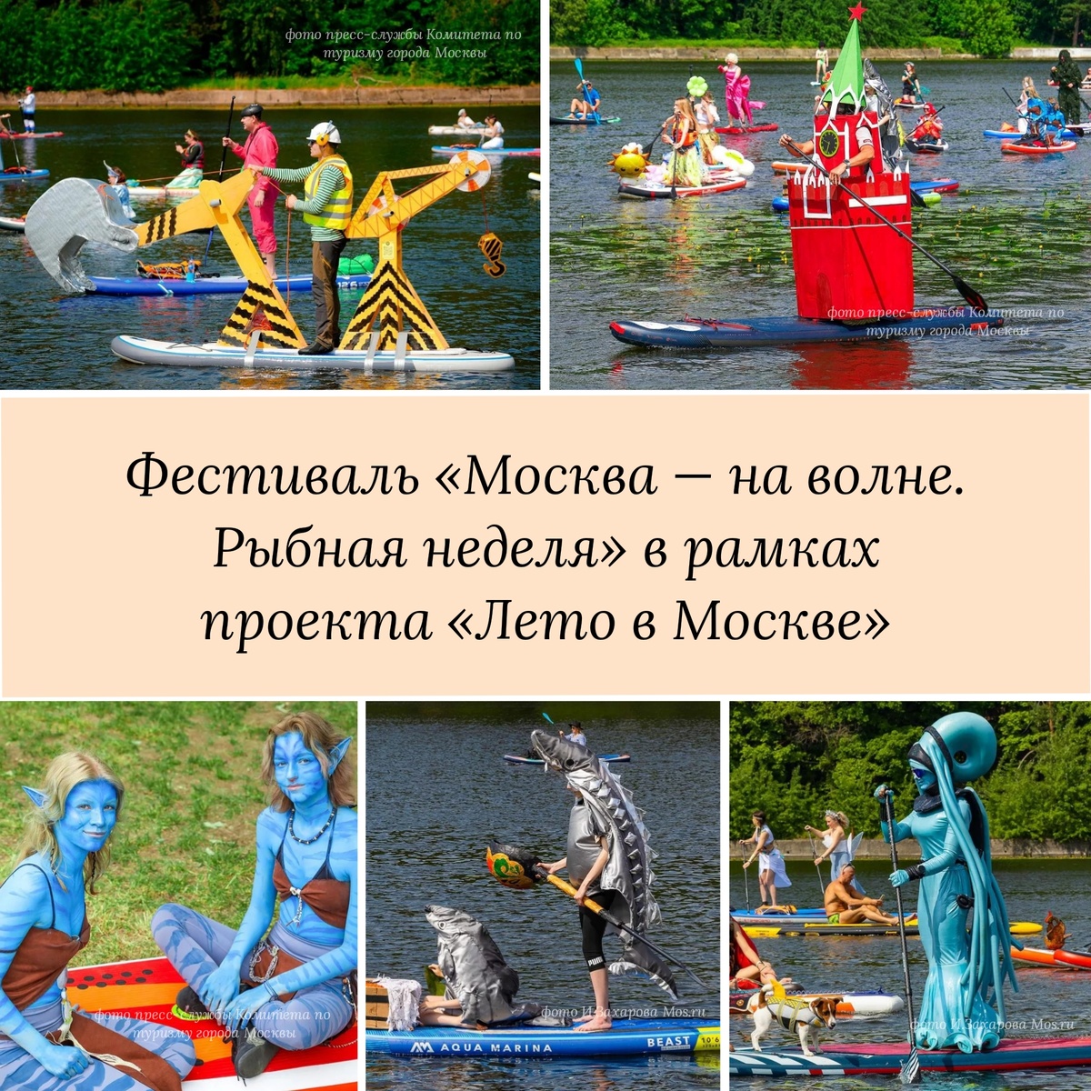 Фото с костюмированного фестиваля в Москве в Серебряном бору. Источник: официальный портал Мэра и Правительства Москвы.