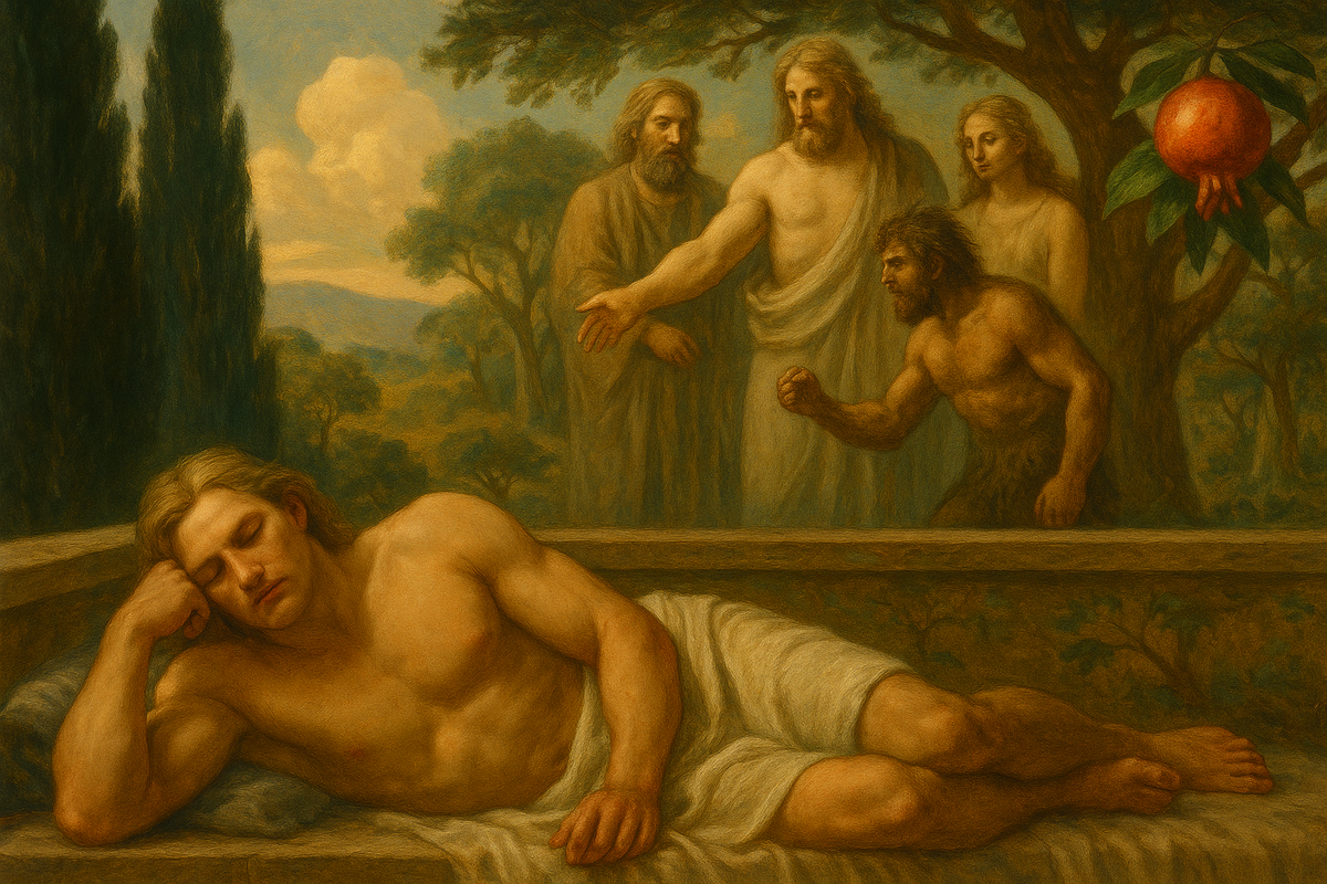 Этот момент в сне Репрева — не просто философская метафора, а откровение.