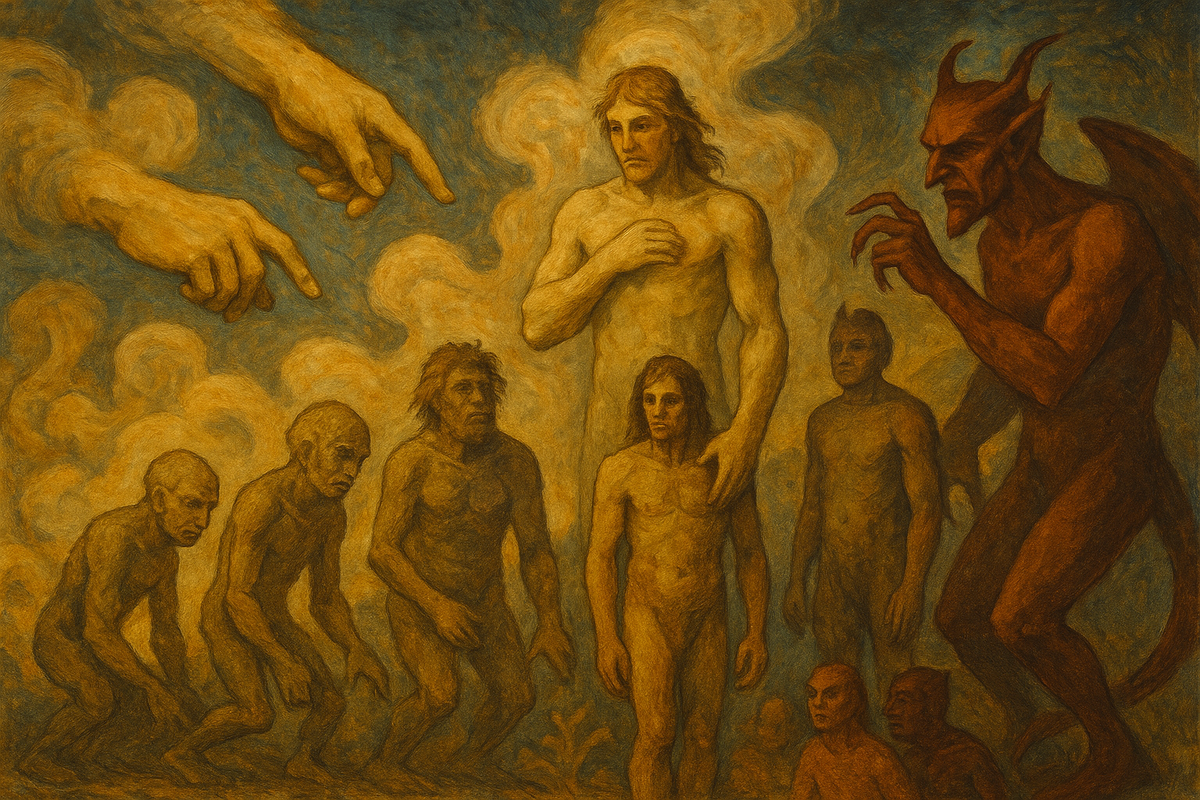 Репрев видит, как человечество меняется, приспосабливаясь к окружающему миру.