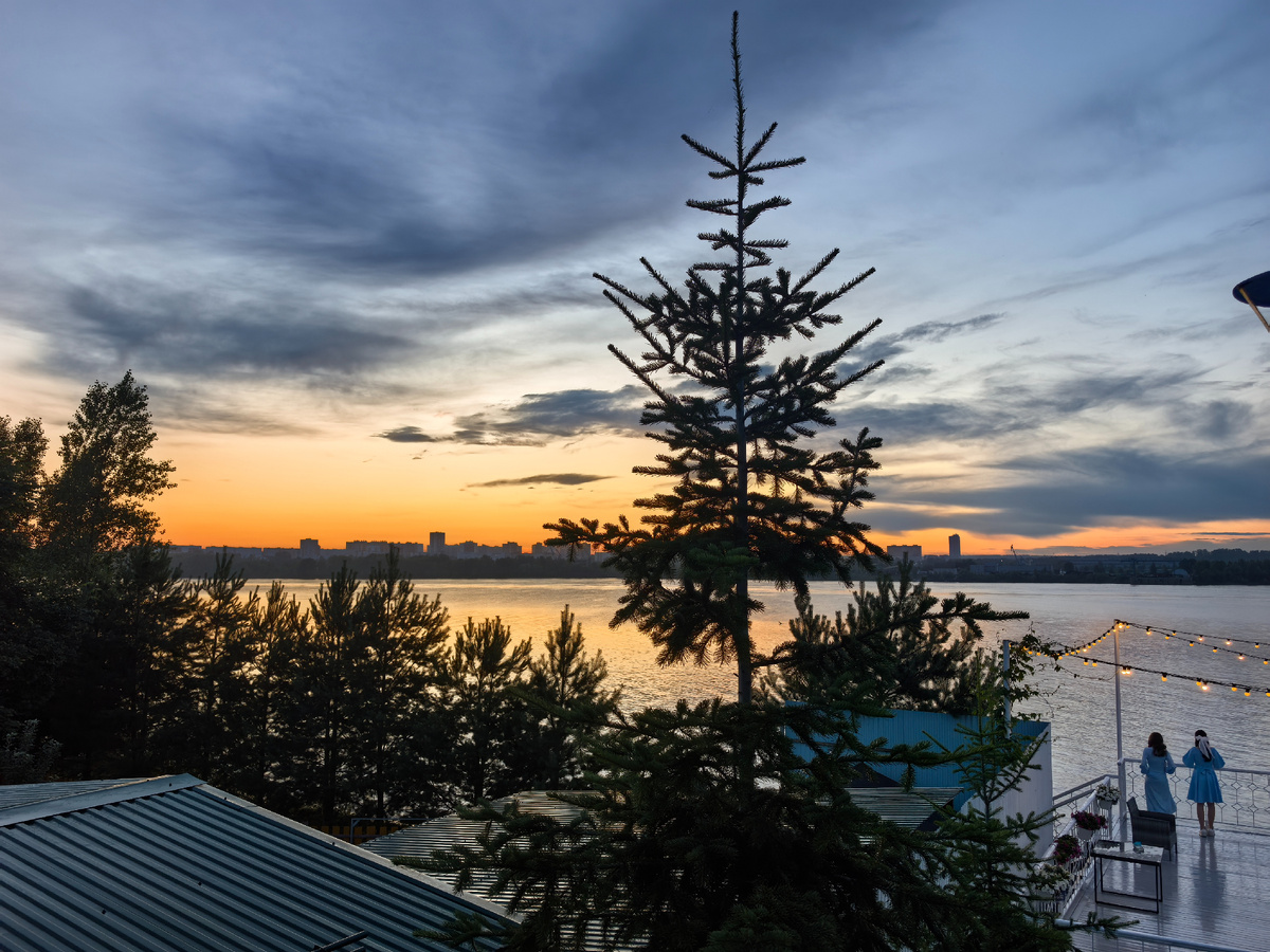 Ёлочка слегка мешает обзору.