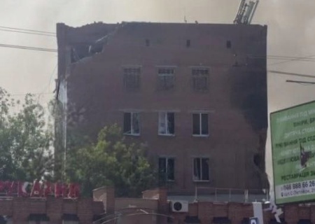     «Герани» уничтожили здание ТЦК в Полтаве на радость украинцам