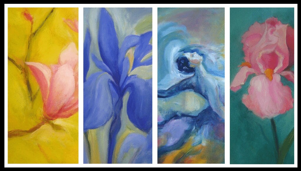 Ясмина Оля Казобон, фрагменты живописых произведений