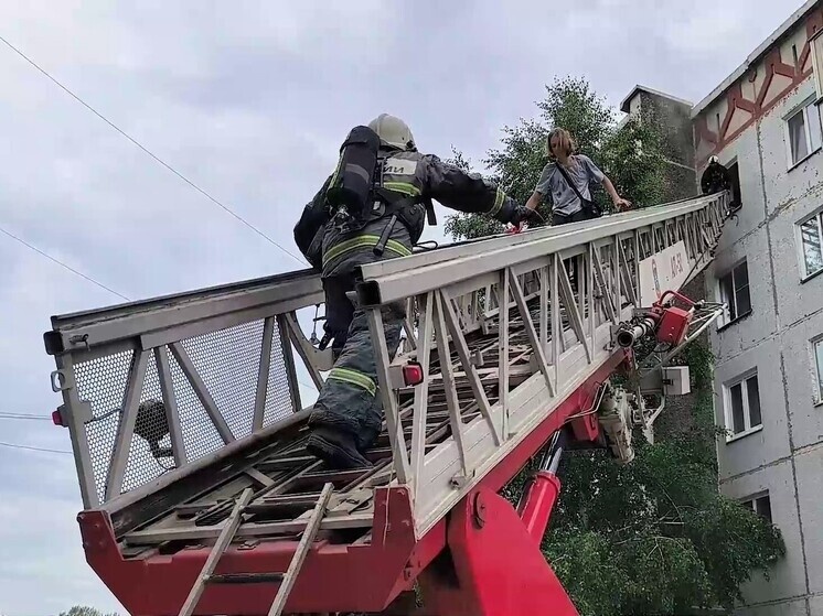     Пожарные спасли из дома двух человек. Фото: ГУ МЧС России по РХ