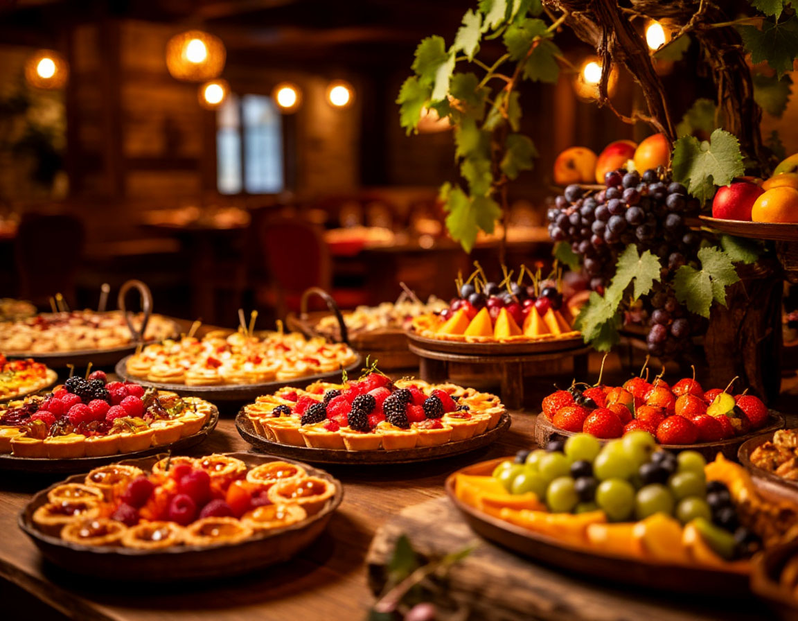 Свежие летние фрукты и ягоды - отличная замена тяжелым блюдам, особенно если у вас динамичная вечеринка!