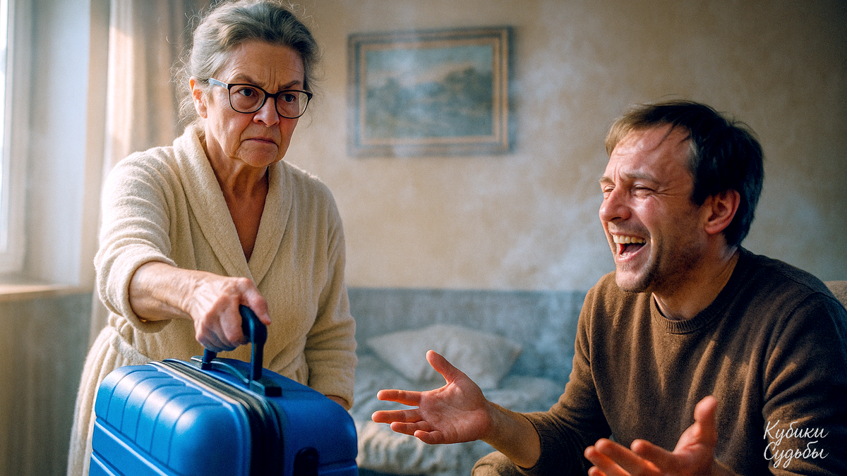 Сын развелся и приехал ко мне. Теперь я сплю на раскладушке
