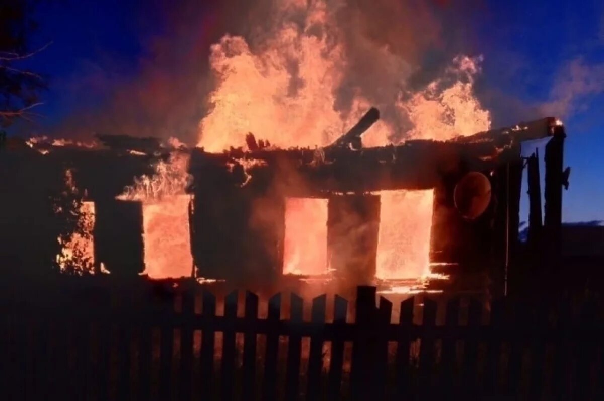    Пожар в Башкирии унес жизнь женщины, двое подростков спаслись