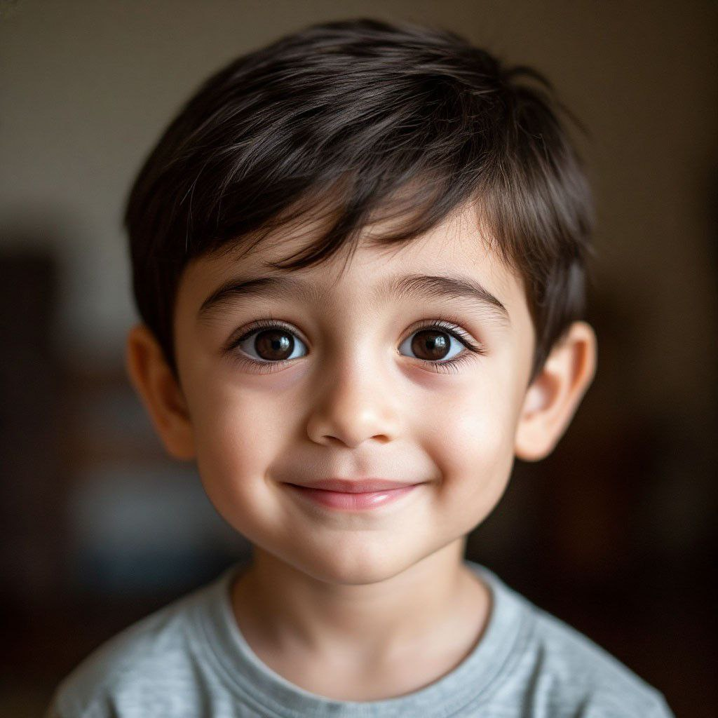  худенький мальчик с бледным лицом и слишком взрослым взглядом