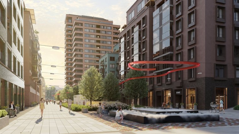 Пешеходный бульвар.
Фото:предоставлено «Брусникой»