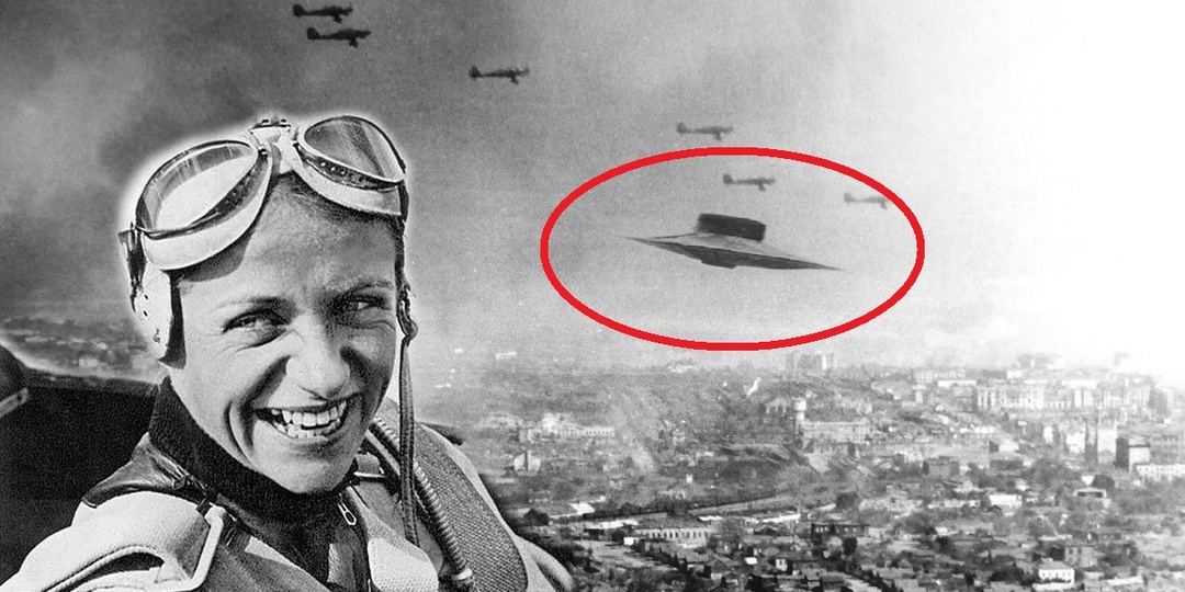 Немецкие летающие тарелки в небе над Сталинградом, в 1942 году!