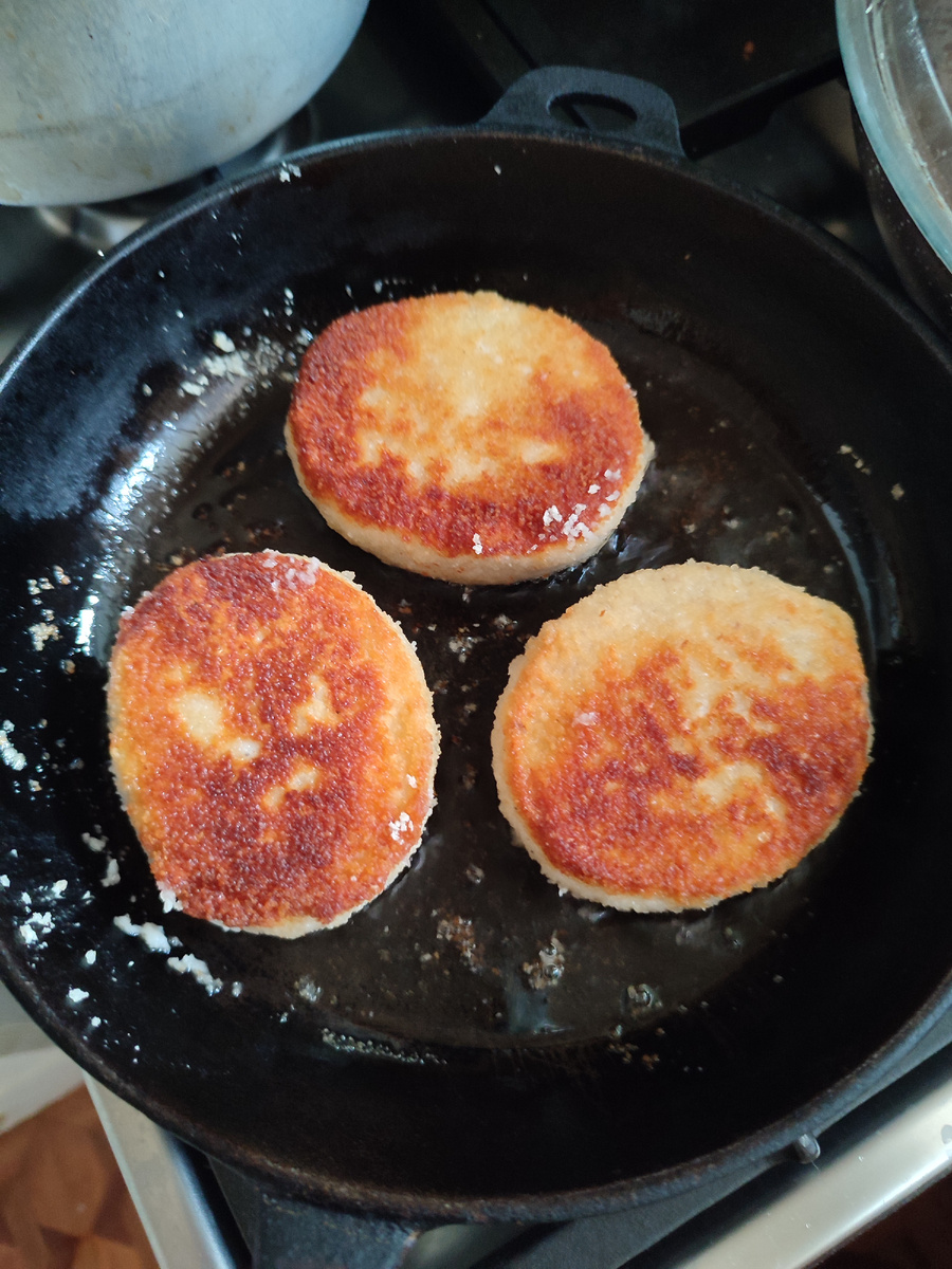 Пока фоткала, они пережарились немного