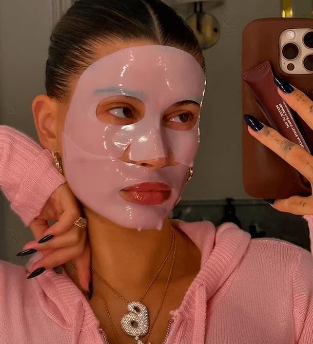 Фаворит Хейли Бибер - Гидрогелевая маска с PDRN