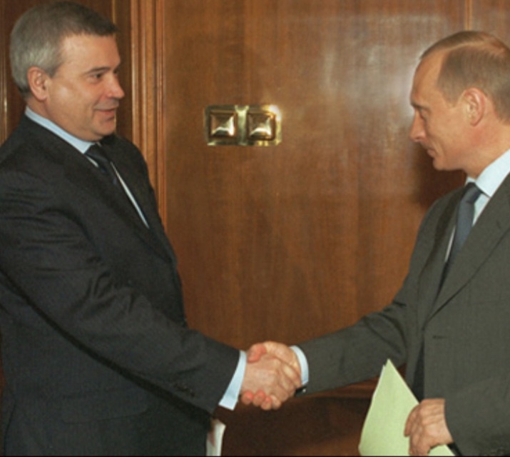 Вагит Алекперов и Владимир Путин