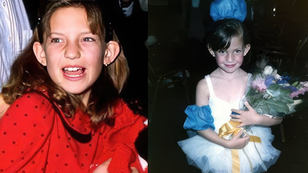 Фото из свободных источников. Кейт Хадсон в детстве.