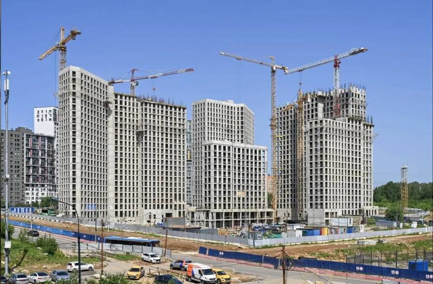     На фото ход строительства ЖК «Новая Звезда» от Концерна «КРОСТ»