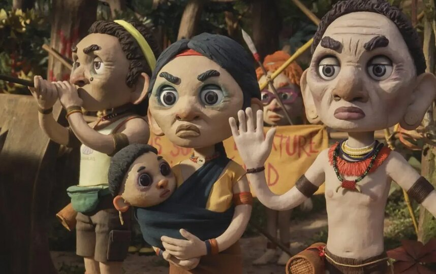    Пунаны в мультфильме "Дикая семейка" получились очень выразительными.Russian World Vision