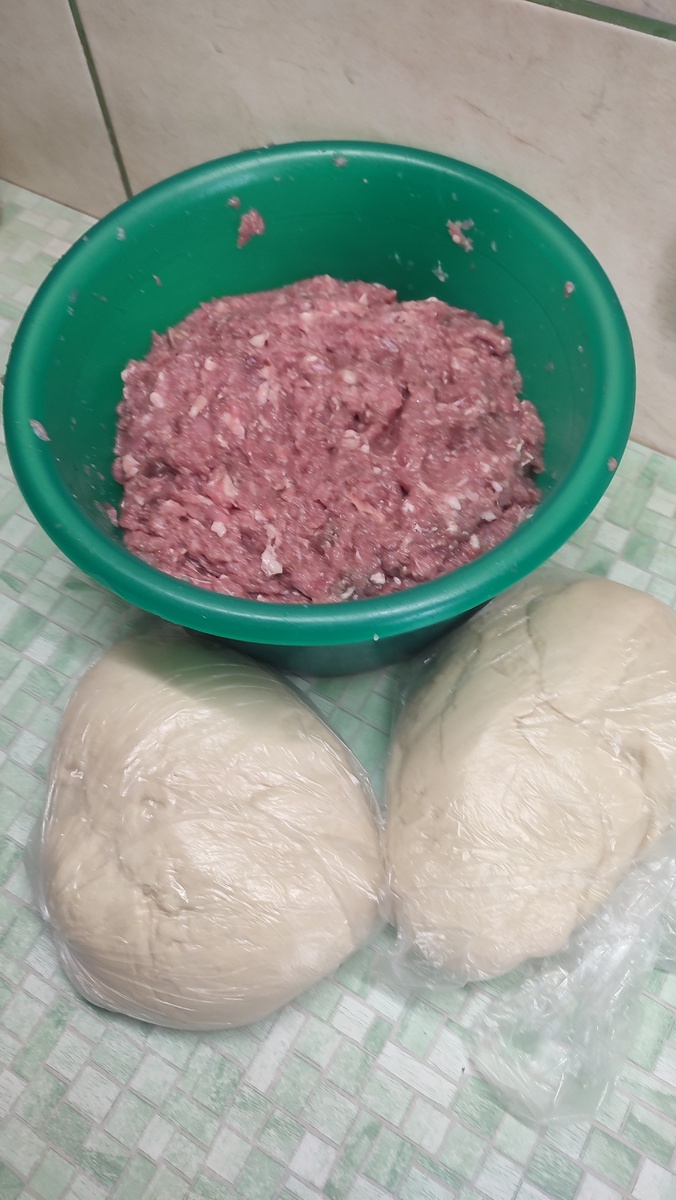 Будущие пельмешки. Фото автора. 