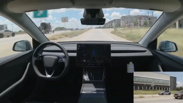 Автономная доставка автомобиля Tesla