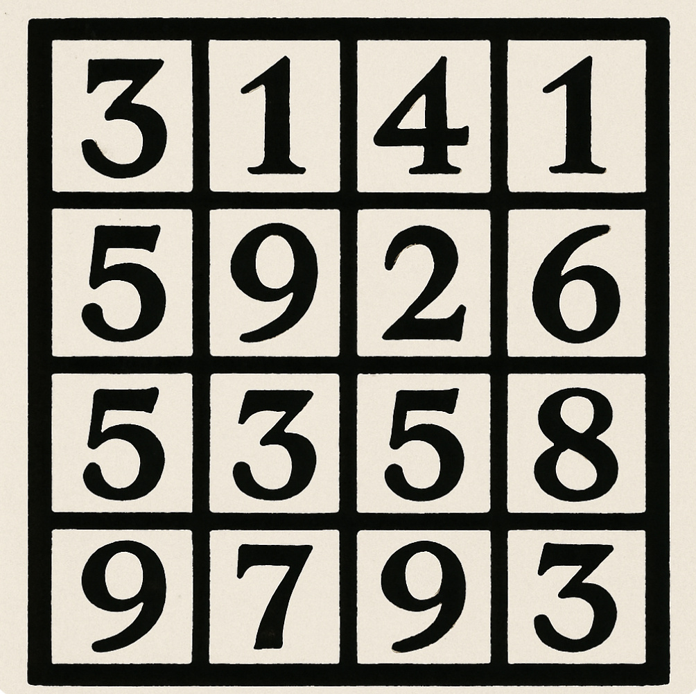 Пример кода-талисмана, сгенерирован ИИ. Не является моим личным кодом-талисманом.