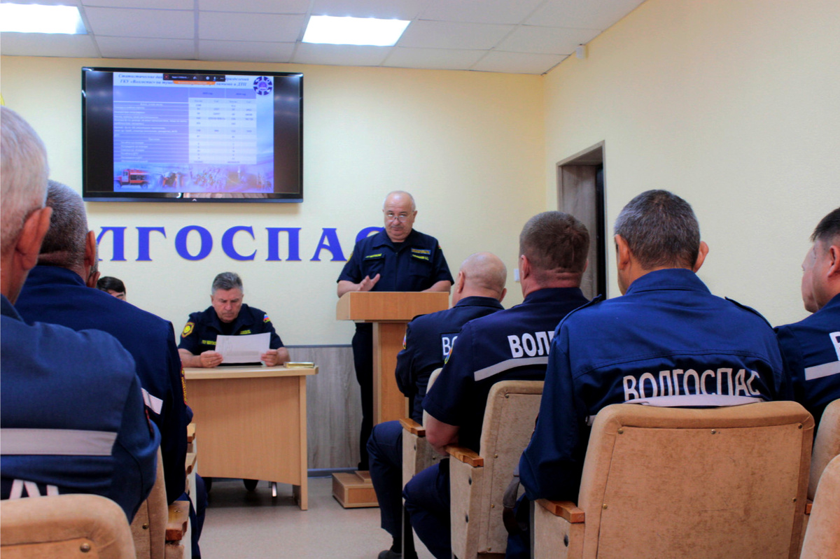 Учебно-методические сборы всех подразделений ГКУ “Волгоспас” за первое полугодие 2025