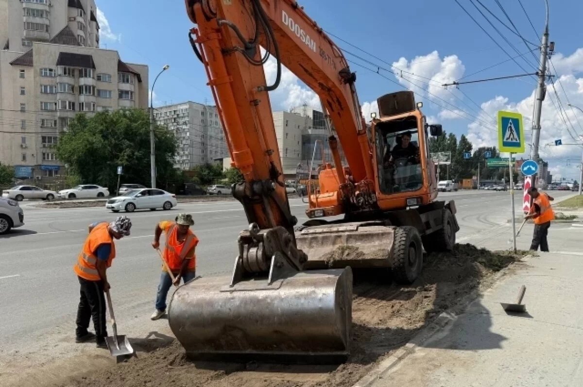   На улице Нарымской в Новосибирске посеют новый газон
